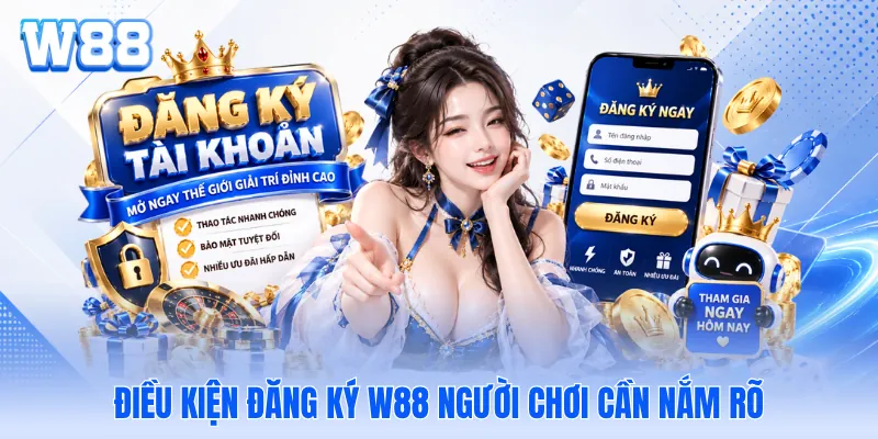 Điều kiện đăng ký WW88 người chơi cần nắm rõ